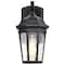 Nuvo East River Outdoor Small Wall Lantern 1 Light Matte Black Finish 60/5945 - alternate 7